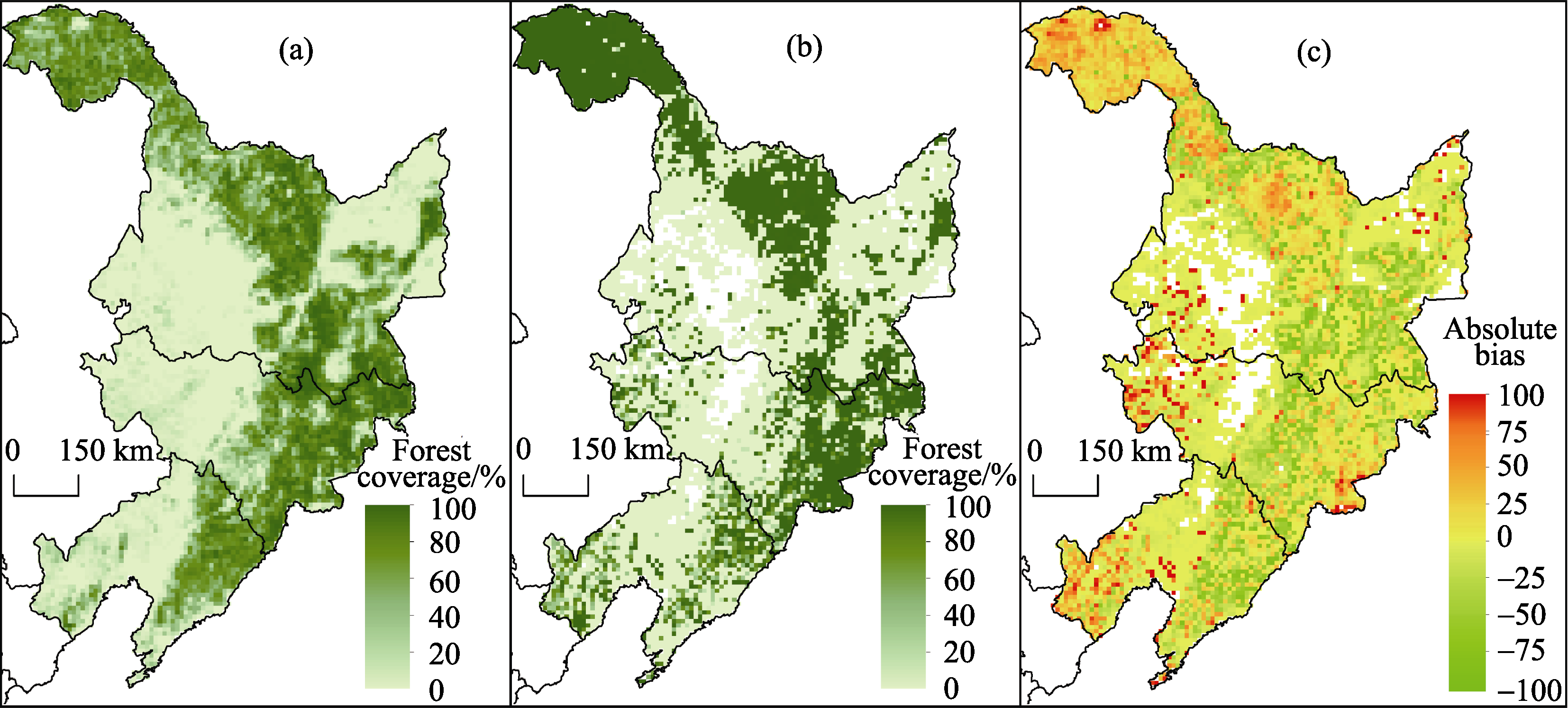 northeast of China,themapofchina explicit reconstruction of historical forest in northeast china