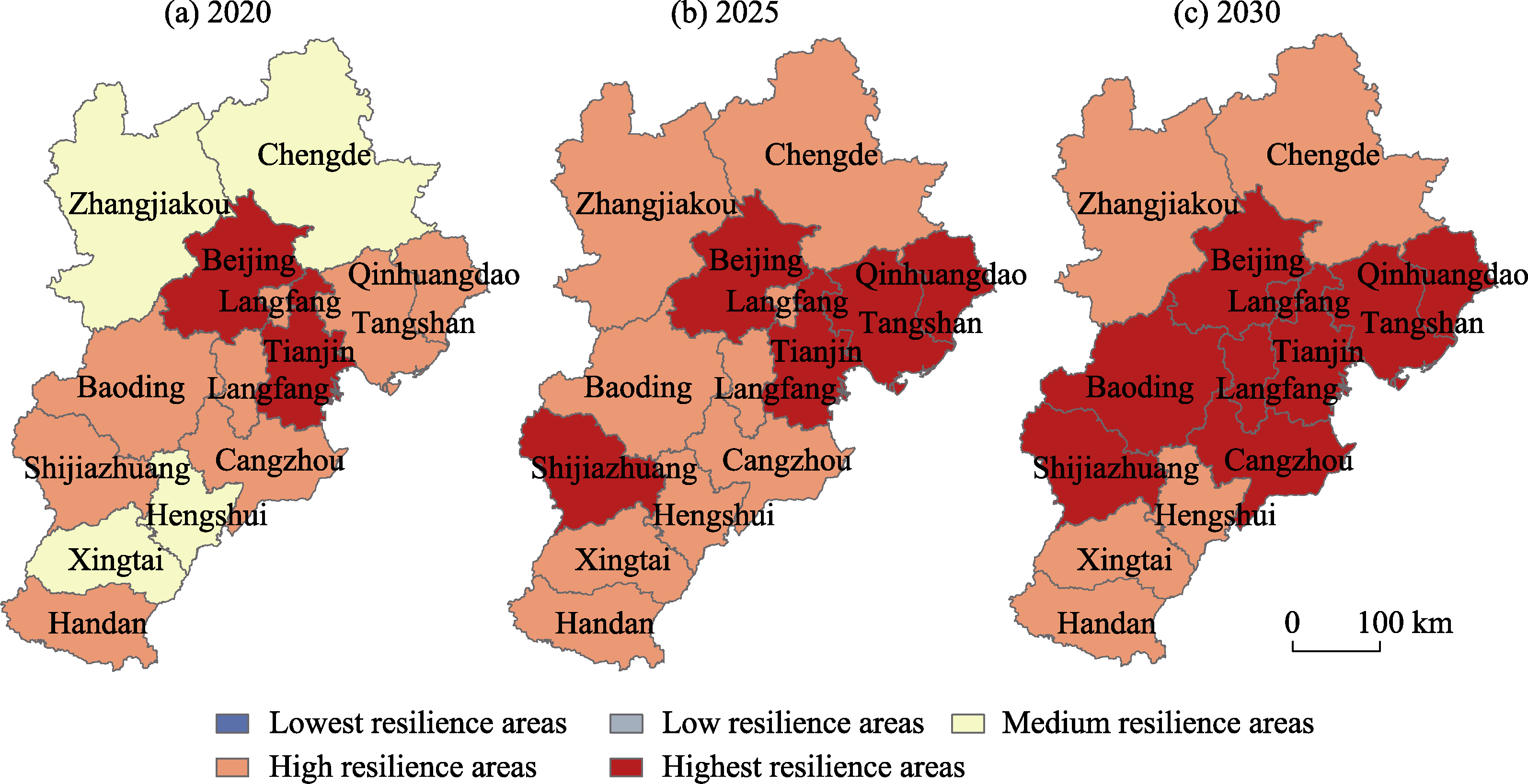 Spatiotemporal evolution and dynamic simulation of the urban
